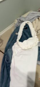 Cartoon Shark Blanket Hoodie photo review